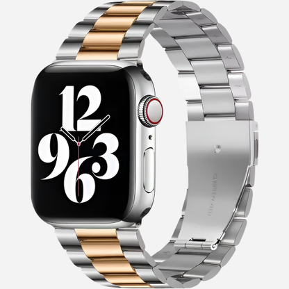 MillesTECband Antwerp Edelstahl Apple Watch Armband Faltschließe MillesTEC