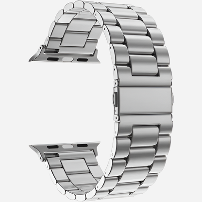 MillesTEC Antwerp Edelstahl Apple Watch Armband Faltschließe MillesTEC