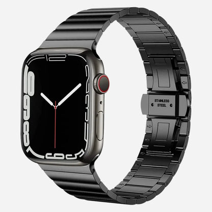 MillesTECband Apple Watch Edelstahl Gliederarmband "Aura" - MillesTEC