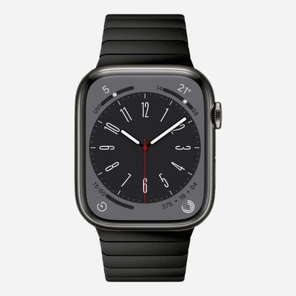 MillesTECband Apple Watch Edelstahl Gliederarmband "Aura" - MillesTEC