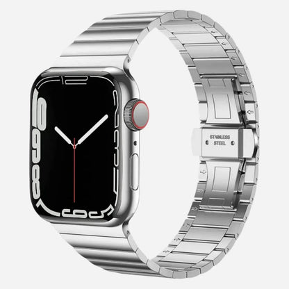 MillesTECband Apple Watch Edelstahl Gliederarmband "Aura" - MillesTEC