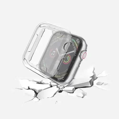 Étui intégral Bandkult 360 pour Apple Watch Series 9, 8 et 7 - 41 mm - Transparent