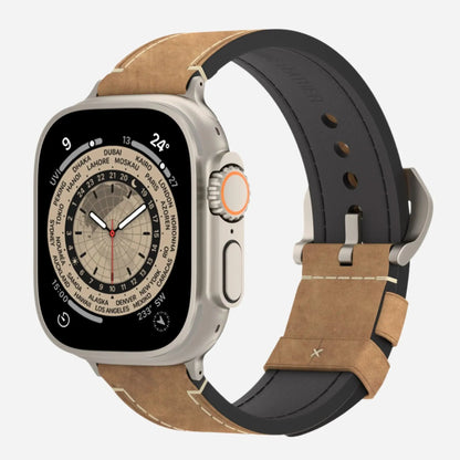MillesTECband Apple Watch Ultra MONACO GRANDE Lederarmband - MillesTEC
