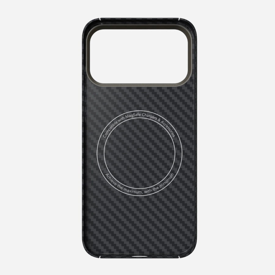 Coque en carbone pour iPhone 17 Pro Max – Coque ultra-légère aspect carbone de bandkult®