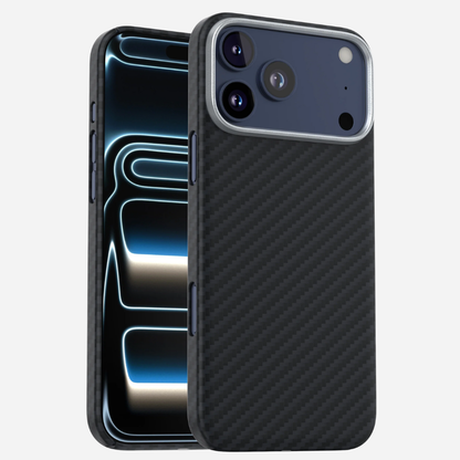 Coque en carbone pour iPhone 17 Pro Max – Coque ultra-légère aspect carbone de bandkult®